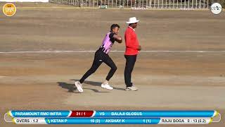 BALAJI GLOBUS vs PARAMOUNT RMC INFRA  MATCH AT THANE DISTRICT PREMIER LEAGUE 2022 (SEASON 3)