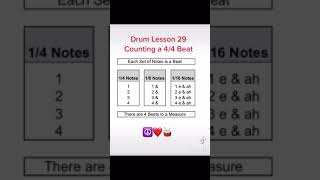 Counting 1/4, 1/8, 1/16 Notes \u0026 Measures for a 4 4 Beat - Beginner Drum Lessons by Vintage Moses