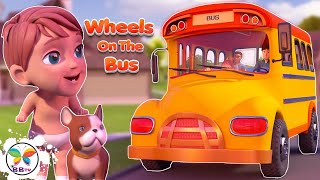 The Wheels On The Bus Go Round and Round | Nursery Rhymes & Kids Songs | Popular Poem By @BBTVKIDS