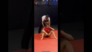 She Tried Choking Me So I Choked Her 😂 #martialarts #wrestling #grappling #women #sports #jiujitsu