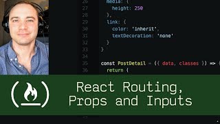 React Routing, Props, and Inputs (P5D91) - Live Coding with Jesse