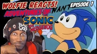 Wolfie Reacts: Adventures of Sonic the Hedgehog Episode 1 