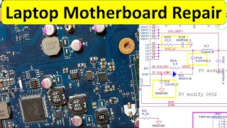Laptop motherboard repair 3V/5V power system circuit | 3v 5v laptop ic