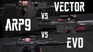 SMG SHOWDOWN: Vector vs ARP9 vs EVO – RedWolf Airsoft RWTV