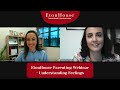 EtonHouse Parenting Webinar - The Language of Acceptance, Understanding Feelings