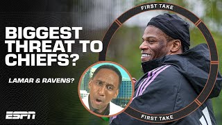 Stephen A. is picking Lamar Jackson & the Ravens as the Chiefs' biggest AFC thre