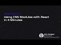 How to Use CSS Modules with React for Better Component Styling | React CSS
