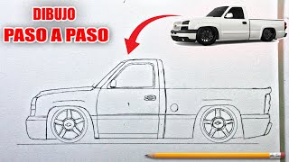 COMO DIBUJAR UNA CAMIONETA CHEVROLET SILVERADO