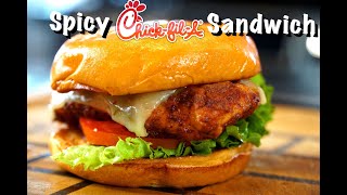 How To Make The Chic-Fil-A Spicy Chicken Sandwich | Copycat Recipe #mrmakeithappen #chickensandwich
