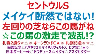 セントウルステークス2022予想　メイケイエール断然ではない！ 左回りの芝ならこの馬が強い。