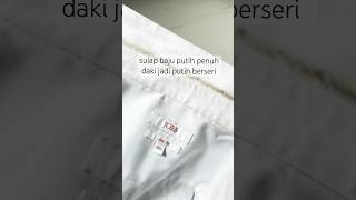 Cara mencuci baju putih agar bersih cemerlang #tipsandtricks #tipsiburumahtangga #tipsmencuci