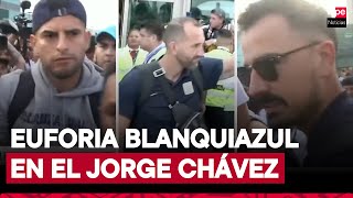 Alianza Lima: así fue el recibimiento de los hinchas en el aeropuerto tras histórica clasificación