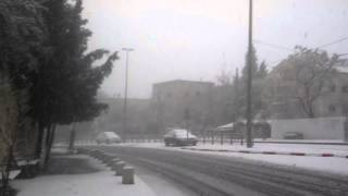 שלג 2013 ירושלים jerusalem snow