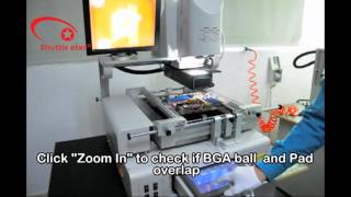 Shuttle star bga rework station demo video-Model No:SV560A