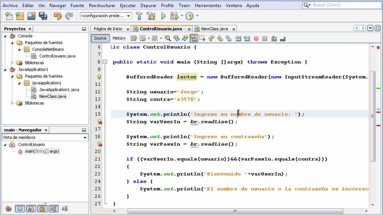 Java Netbeans Librerías Y Comandos De Java Netbeans