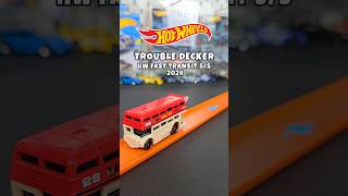 Hot Wheels Trouble Decker - HW Fast Transit 2024 #hotwheels #olliotsdiecast #diecast #bus