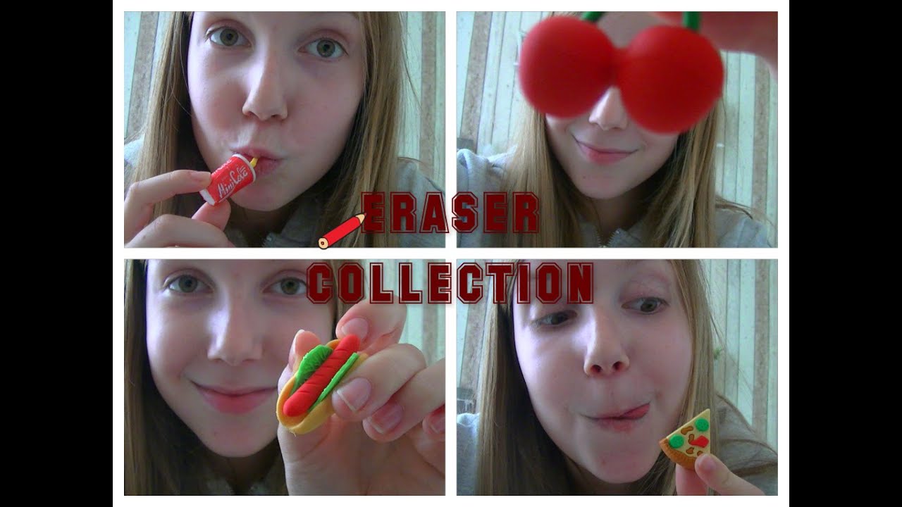 Asmr Eraser Collection Closeup Whispering Youtube