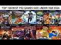 Top 100 Game PS2 Terbaik Ukuran Kecil Di Bawah 1GB 2024 | Game PS2 Terbaik | Emulator PS2 4K