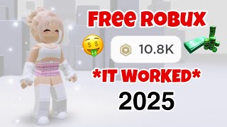 HOW TO GET FREE ROBUX IN 2025 *100% Working*