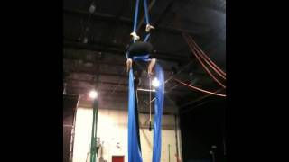 Kamikaze drop aerial silks