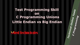 A C programming question on little endian vs big endian using union