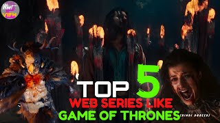 Top 5 Historical TV Shows (Hindi Dubbed) | Best Web Series Like Game Of Thrones in Hindi