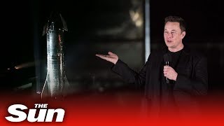 Elon Musk unveils SpaceX Starship for private round-trips to Moon and Mars