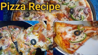 Homemade PIZZA recipe | In all three ways oven , nonstick , patela