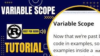 Variable Scope - Tutorial - Basics of Rust Programming for Audio