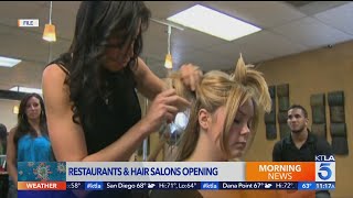 L.A. County granted regional variance to reopen more spaces, including in-person dining, hair salons