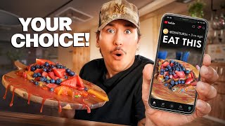 Letting MY Subscribers Decide Where I Eat For 24 Hours...