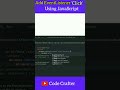 Add EventListener using JavaScript #programminglanguage #shortsvideo #shorts