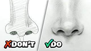 DOs and DON’Ts: How to Draw a Realistic Nose