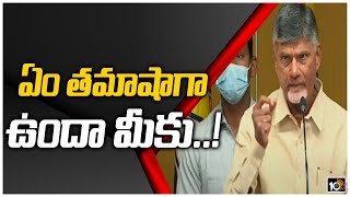 ఏం తమాషాగా ఉందా మీకు..! | TDP Chandrababu Naidu Serious On AP DGP | 10TV News