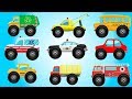 Monster Trucks | Street Vehicles | Vehicles Series | Video for Kids