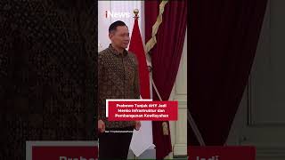 Prabowo Tunjuk AHY Jadi Menko Infrastruktur dan Pembangunan Kewilayahan