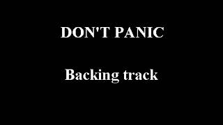 DON'T PANIC - ( Coldplay ) - BACKING TRACK