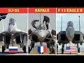 MANA PALING CANGGIH? Perbandingan Jet Tempur SU 35 vs Rafale vs F 15 Eagle II