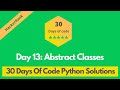 HackerRank Day 13: Abstract Classes problem solution in Python | 30 Days Of Code problems solutions