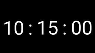 10 Hour 15 Minutes Countup Timer | Work With Focus