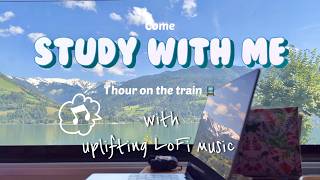 🚂 1 Hour Study With Me | Scenic Train Views 4K | Lofi Music