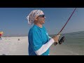 surf fishing ft. pickens for bull redfish pensacola florida