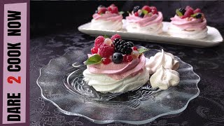 MINI PAVLOVE TORTICE || Recept za savršene Pavlove tortice || PAVLOVA TORTA