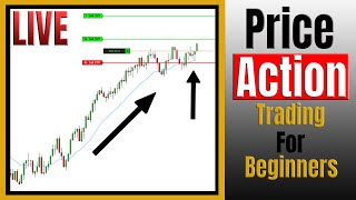Day Trading LIVE With Price Action - How Should Beginners Handle Losing Trades