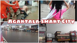 Agartala flood | Agartala smart City | Agartala Crocodile 🐊 Agya 😣