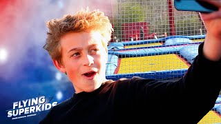 Vi har lavet en KÆMPE TRAMPOLINPARK!