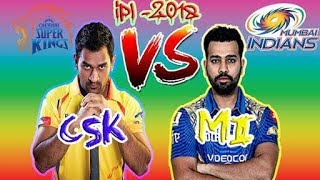 Mumbai Indians vs CSK 1st Match IPL 2018 7 April Saturday 2018