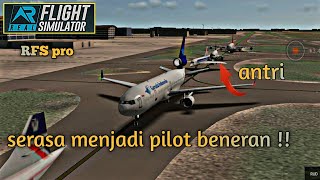 Begini rasanya menjadi pilot di real flight simulator || serasa menjadi pilot beneran