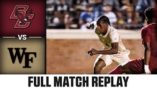 Boston College vs. Wake Forest Full Match Replay | 2024 ACC Men's Soccer