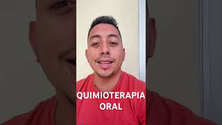 QUIMIOTERAPIA ORAL #inmunoterapia #quimioterapia #radioterapia #quimio #cancer #oncologia #salud